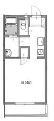 ラビエール戸田新曽Aの物件間取画像